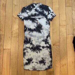 Garage Tie-Dye Short Sleeve Dress
